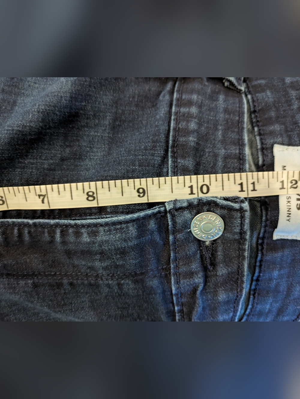 Denizen from Levi's Women's Skinny Jeans in Dark Wash - Picture 10 of 11